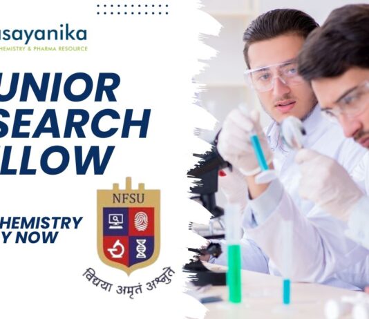 Junior Research Fellow at NFSU Gandhinagar | M.Sc. Chemistry Apply Now