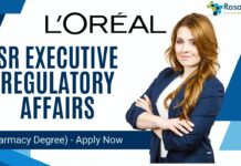 L'Oreal - Sr Executive - Regulatory Affairs (Pharmacy Degree) - Apply Now (1)