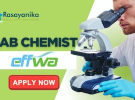 Lab Chemist Job in Durgapur – Effwa Infra Hiring Now