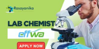 Lab Chemist Job in Durgapur – Effwa Infra Hiring Now