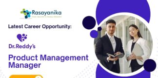 Latest Career Opportunity: Dr. Reddy’s is Hiring a Product Management Manager Job Opportunity- Apply Now 