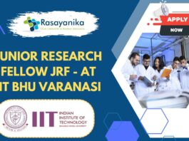  Junior Research Fellow JRF - at IIT BHU Varanasi
