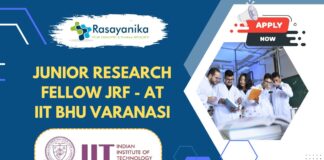  Junior Research Fellow JRF - at IIT BHU Varanasi