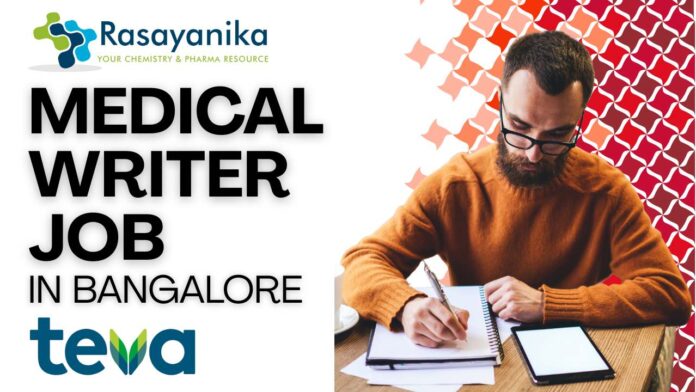 Medical Writer at Teva Pharmaceuticals, Bangalore - Apply Now! (1)