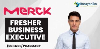 Merck Freshers Pharma Business Executive Job - Apply Now