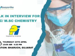 Walk in Interview at PI Industries