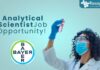 Analytical ScientistJob Opportunity!