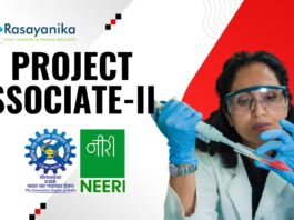 _NEERI Project Associate-II Job M.Sc. Chemistry Apply Now