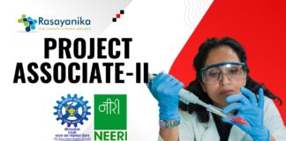 _NEERI Project Associate-II Job M.Sc. Chemistry Apply Now