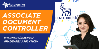 Novo Nordisk Associate Document Controller - PharmacyScience Graduates Apply Now