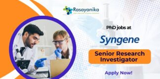Syngene PhD jobs