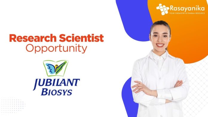 Research Scientist Opportunity