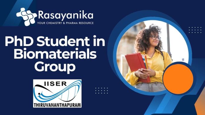 PhD Student in Biomaterials Group
