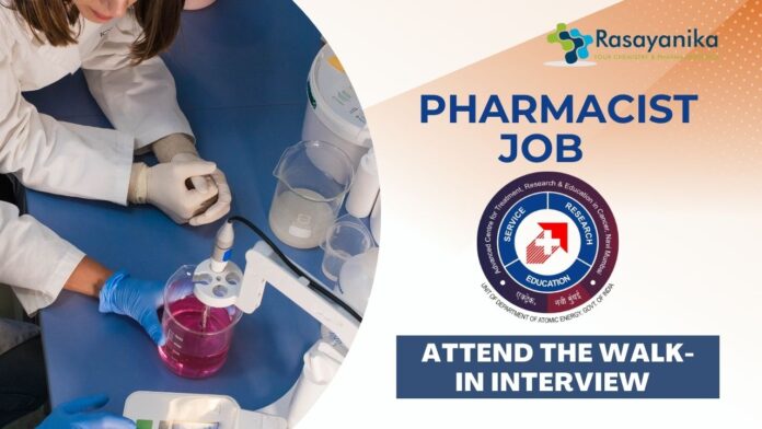 Pharmacist Job at TMC– Attend the walk-in interview on May 1, 2025