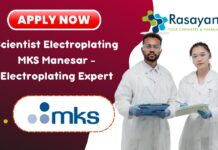 Scientist Electroplating MSK Manesar - Electroplating Expert