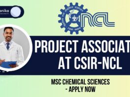 Project Associate-I at CSIR-NCL, MSc Chemical Sciences - Apply Now (1)