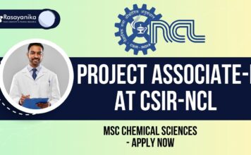 Project Associate-I at CSIR-NCL, MSc Chemical Sciences - Apply Now (1)