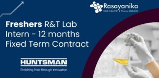 Fresher R&T Lab Intern