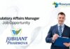 Regulatory Affairs Manager Job Opportunity