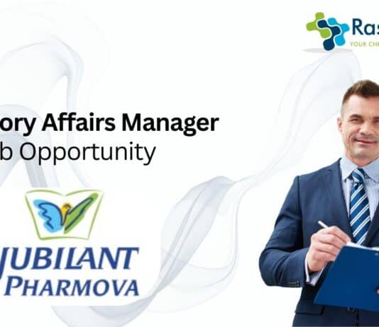 Regulatory Affairs Manager Job Opportunity
