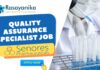 Quality Assurance Specialist Job at Senores Pharmaceuticals l BSc Chemistry Candidates Apply Now in Ahmedabad