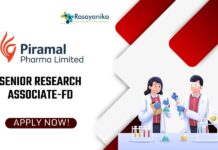 Piramal Research Associate jobs