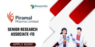Piramal Research Associate jobs