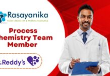 Process Chemistry Team Member
