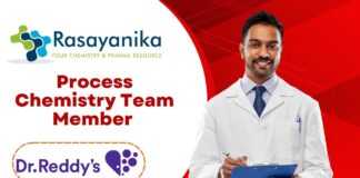 Process Chemistry Team Member