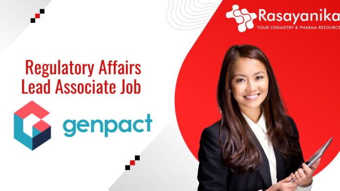 Regulatory Affairs Lead Associate Job - at Genpact