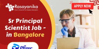 Sr Principal Scientist Job - at Pfizer in Bangalore