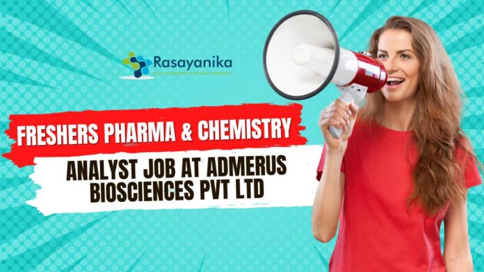 Freshers Pharma & Chemistry Analyst Job