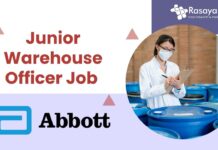 Junior Warehouse Officer Job