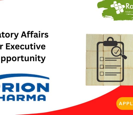 Regulatory Affairs Senior Executive Job Opportunity