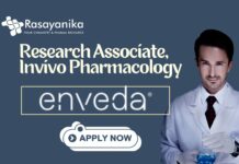 Research Associate Invivo Pharmacology at Enveda. Freshers' Pharma Job!