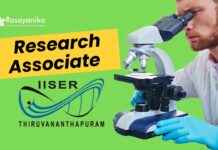 Pharma Research Associate Job at IISER Thiruvananthapuram 2025, Apply Now!