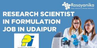 Research Scientist in Formulation Job in Udaipur at PI Industries Ltd Apply Now!!