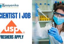 Freshers Organic Chemistry Jobs at USP - Apply Online
