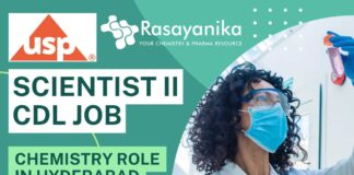 Scientist II CDL Job at USP – Chemistry Role in Hyderabad