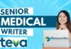 Senior Medical Writer Position at Teva Pharmaceuticals in Bangalore - Apply Now!