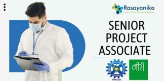 Senior Project Associate at NEERI MSc Chemistry Apply Now!