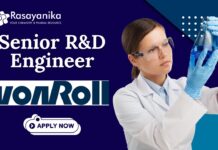 Senior R&D Engineer Job at Von Roll. BSc Chemistry Candidates Apply Now in Bangalore  