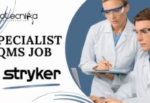 Specialist QMS Job at Stryker – BSC Biotechnology Candidates Apply Now!