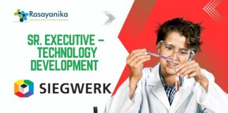 _Sr. Executive – Technology Development Job at Siegwerk. M.Sc. in ChemistryAnalytical Chemistry Candidates Apply Now in Bhiwadi