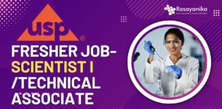 USP Fresher Job- Scientist ITechnical Associate, Synthetics (MSc Organic Chemistry) - Apply Now