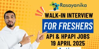 Walk-In Interview for Freshers at Anthem Biosciences
