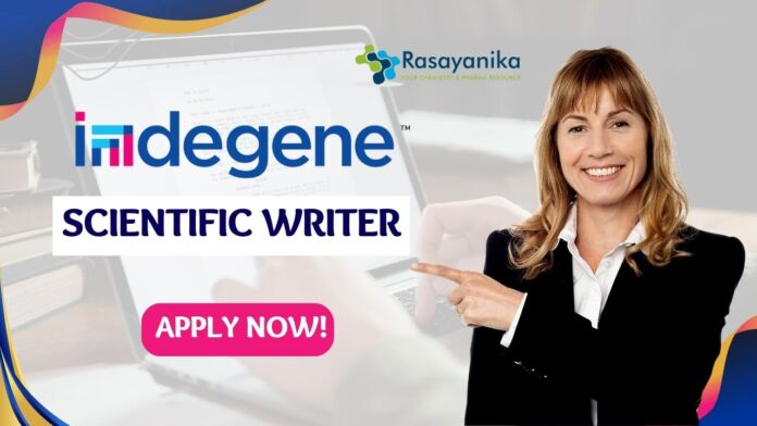 Indegene Scientific Writer Jobs