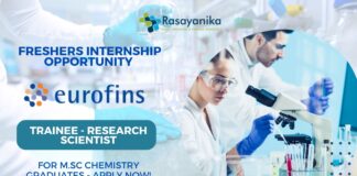 Freshers Internship opportunity at Eurofins