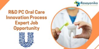 R&D PC Oral Care Innovation Process Expert Job Opportunity