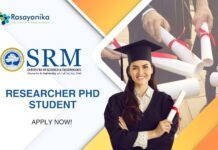 Researcher PhD Opportunity in SRMIST